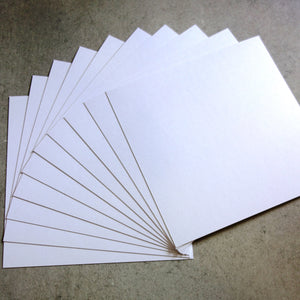 CARD 6"x6" BRIGHT SMOOTH WHITE 280 GSM 20 SHEETS CARDMAKING
